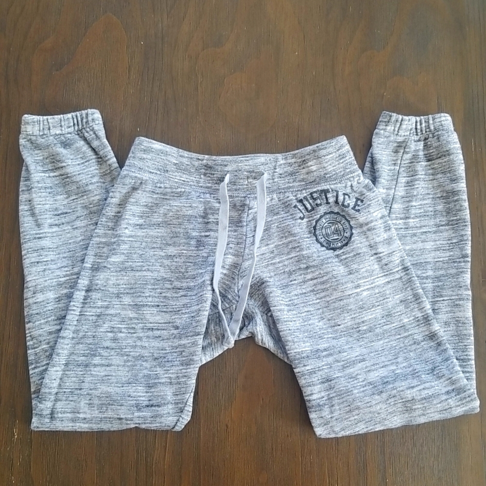 Girl's Gray Justice Sweatpants